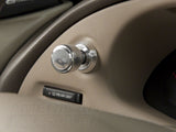 Speedform Modern Billet Headlight Knob; Polished (94-04 Mustang)