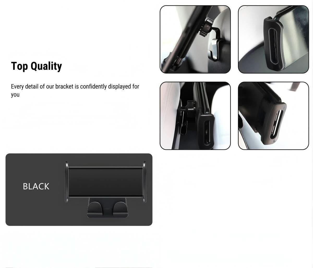 Headrest Ipad Phone Mount for Model 3 & Model Y