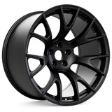 Hellcat Style Matte Black Wheel