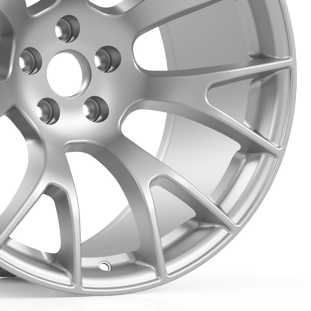 Hellcat Style Widebody Wheel Matte Silver - Vicrez