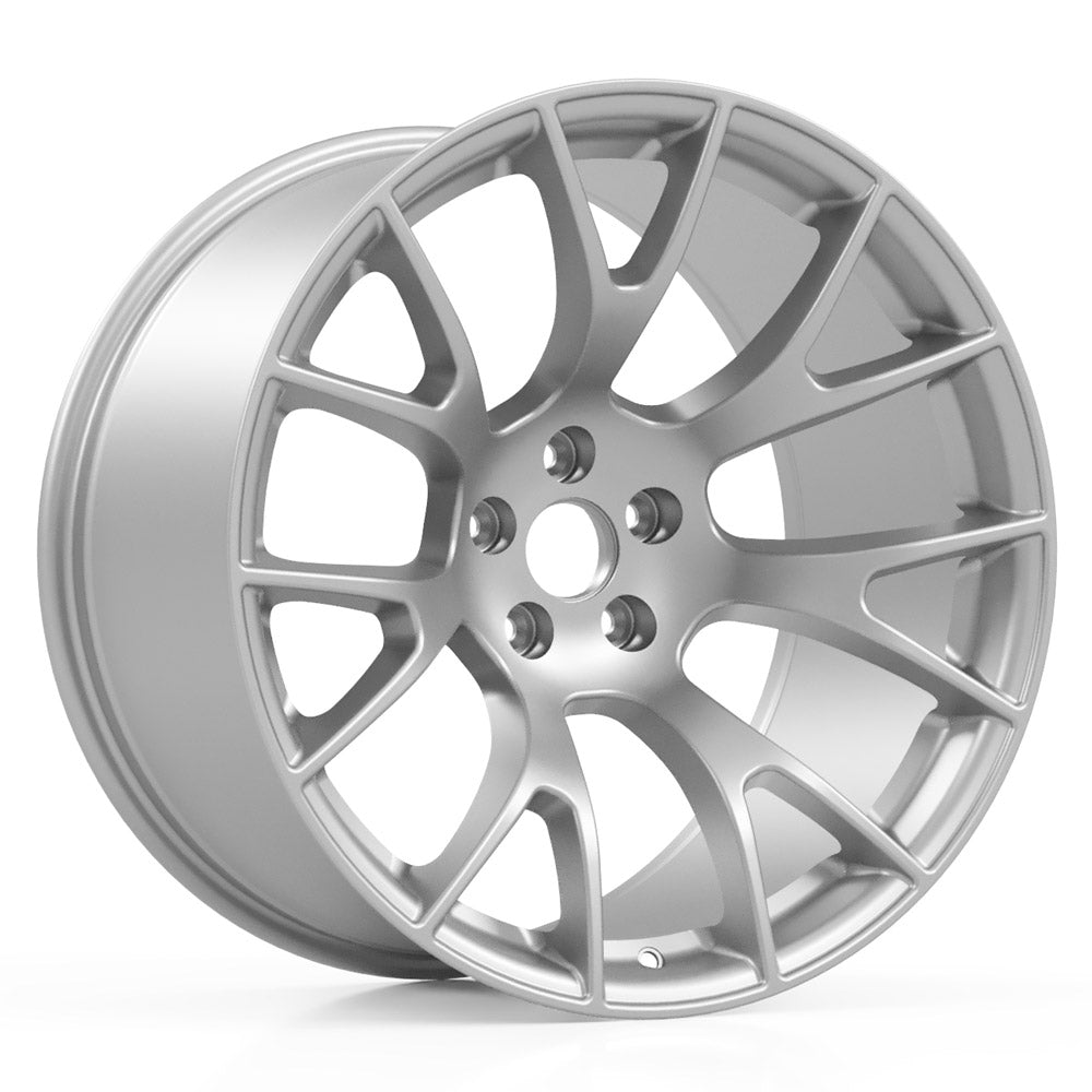 Hellcat Style Widebody Wheel Matte Silver - Vicrez