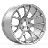 Hellcat Style Widebody Wheel Matte Silver - Vicrez