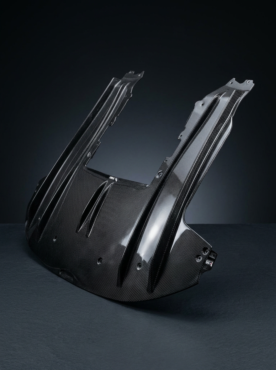 McLaren GT Dry Carbon Fiber Rear Diffuser OEM Style 2019+ Bolt-On Body Kit