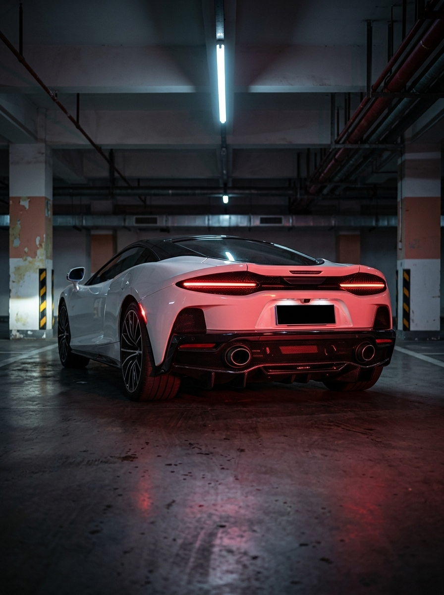 McLaren GT Dry Carbon Fiber Rear Diffuser OEM Style 2019+ Bolt-On Body Kit