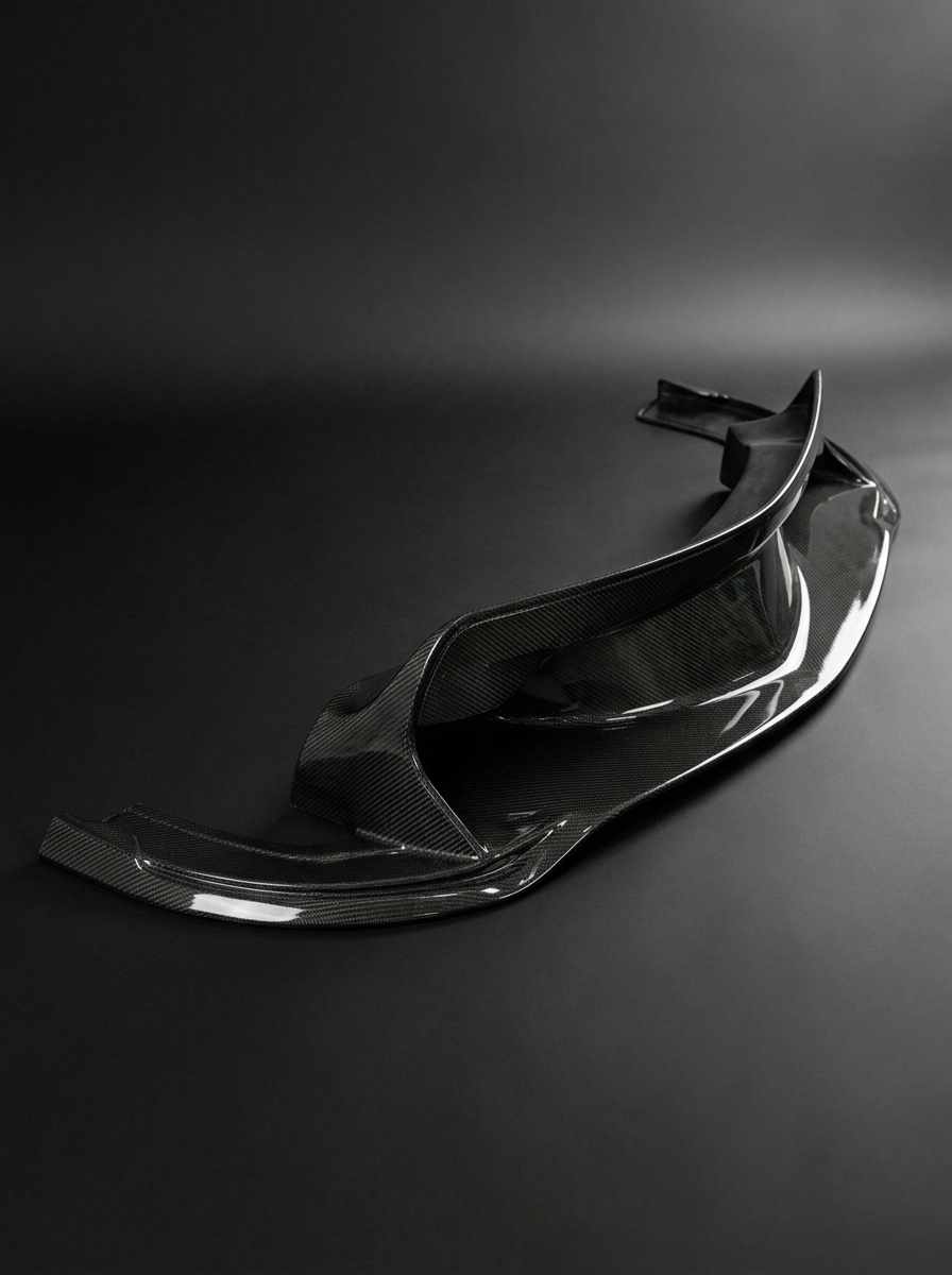 McLaren GT Carbon Fiber Front Bumper Lip Splitter OEM Style 2019+ Bolt-On Body Kit