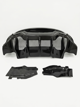 2015+ McLaren 540C 570S 570GT 600LT Multi-Fin Diffuser 3-Piece Rear Bumper - Dry Carbon Fiber