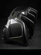 2015+ McLaren 540C 570S 570GT 600LT Multi-Fin Diffuser 3-Piece Rear Bumper - Dry Carbon Fiber