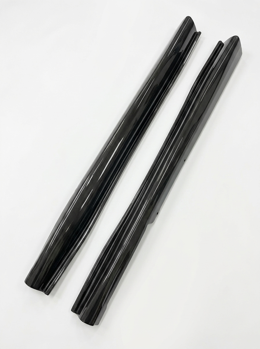 2021+ Ferrari 296 GTB OEM Style Side Skirts - Dry Carbon Fiber