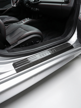 2010-2016 Ferrari 458 Italia Spider Sports Style Door Sill Plates - Dry Carbon Fiber