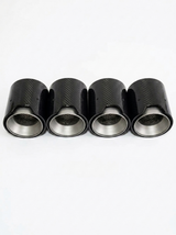 Carbon Fiber Exhaust Tips for BMW | M2 M3 M4 M5 M6 | F & G Series | 60-80mm Inlet | Set of 4