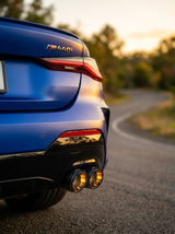 Carbon Fiber Dual Exhaust Tips for BMW M340i M240i M440i | G20 G42 G22 G23 G26 | Y-Pipe Single-to-Dual Conversion | Sold as Pair