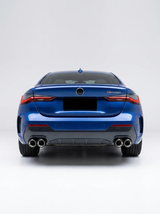 Carbon Fiber Dual Exhaust Tips for BMW M340i M240i M440i | G20 G42 G22 G23 G26 | Y-Pipe Single-to-Dual Conversion | Sold as Pair