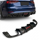 2013–2016 Audi A5 / S5 8T Facelift Rear Bumper Diffuser – Carbon Fiber