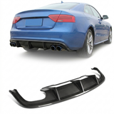 2008–2016 Audi A5 / S5 8T Coupe & Sportback Rear Bumper Diffuser Lip – Carbon Fiber