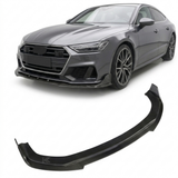 2019–2024 Audi A7 S-Line / S7 4KA Sportback Front Chin Lip Spoiler – Carbon Fiber