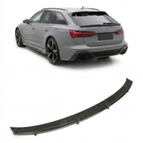 2019–2022 Audi RS6 C8 Avant Single Deck Roof Window Middle Spoiler – Dry Carbon Fiber