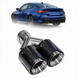 BMW Universal Fit Carbon Fiber Dual Muffler Tips