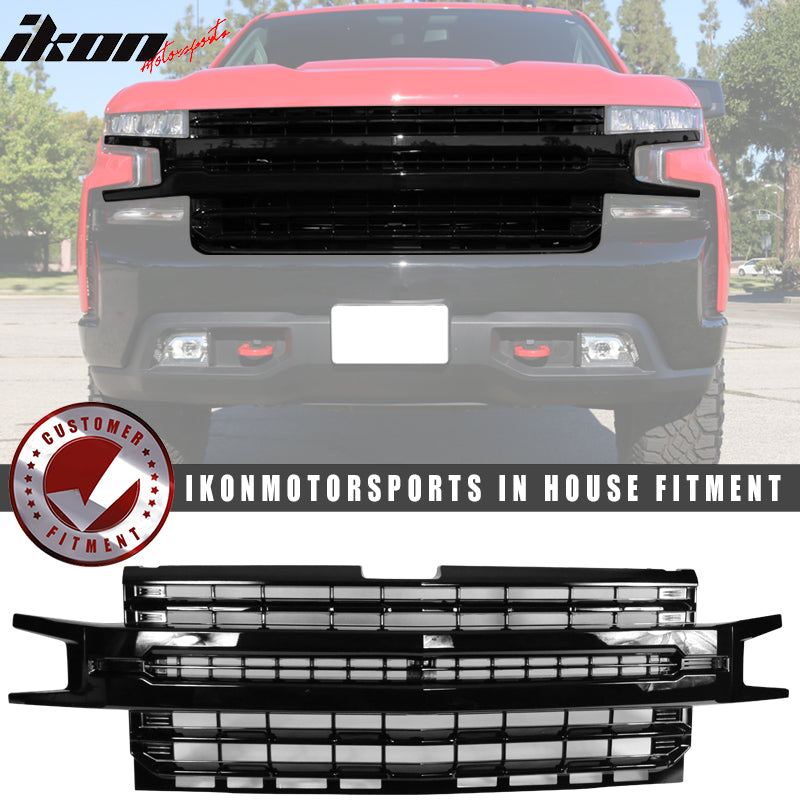 2019-2022 Chevy Silverado 1500 Grill Front Bumper Car Mesh Grille