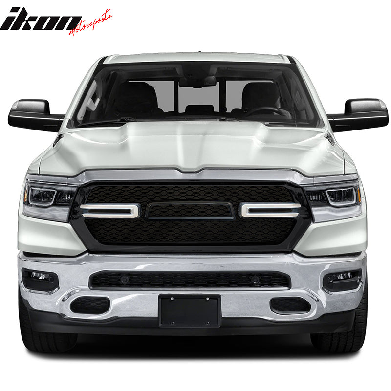 2019-2024 Dodge Ram 1500 Front Hood Grill with Switchback Turn Signal