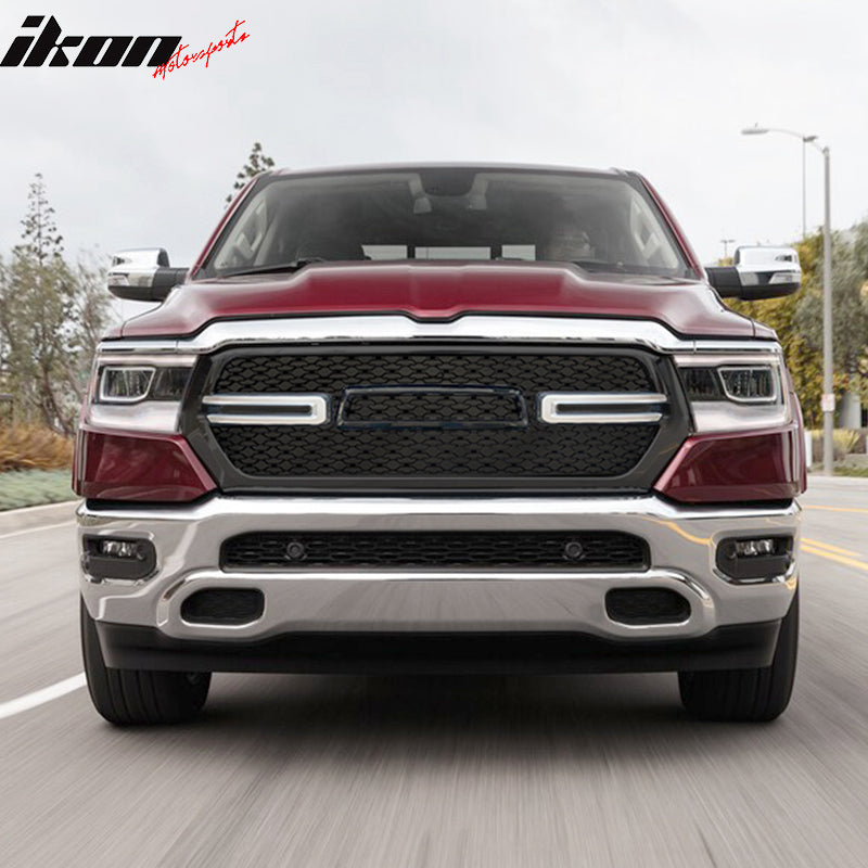 2019-2024 Dodge Ram 1500 Front Hood Grill with Switchback Turn Signal