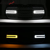 2019-2024 Dodge Ram 1500 Front Hood Grill with Switchback Turn Signal