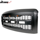 2008-2010 Ford F250 F350 R Matte Black Front Upper Grille w/ Letters