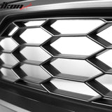 2008-2010 Ford F250 F350 R Matte Black Front Upper Grille w/ Letters