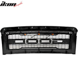 2008-2010 Ford F250 F350 R Matte Black Front Upper Grille w/ Letters
