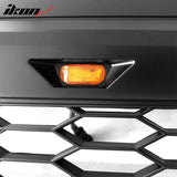 2011-2016 Ford F250 F350 R Style Matte Black Front Bumper Hood Grille