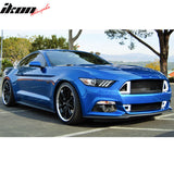 2015-2017 Ford Mustang IKON Front Lower Grill Mesh Grille With Light