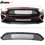 2018-2023 Ford Mustang Mesh Style Black Upper Grille ABS Plastic