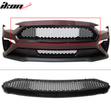 2018-2023 Ford Mustang Mesh Style Black Upper Grille ABS Plastic