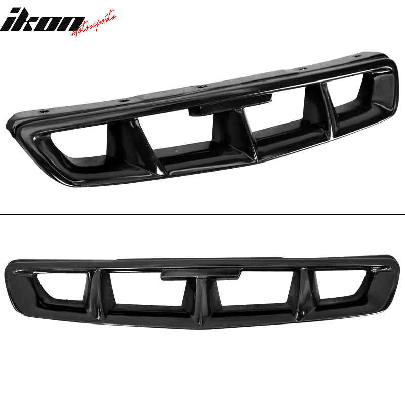 1996-1998 Honda Civic MUG Unpainted Front Hood Grill Grille ABS