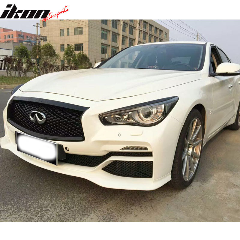 2014-2017 Infiniti Q50 Sedan Eau Rouge Black Concept Car Mesh Grille