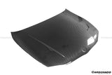 2008-2013 BMW 1 Series E82, E88, 1M, RZ Style Carbon FIber Hood