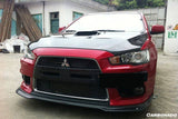 2008-2016 Mitsubishi Evolution 10 X BS Style Carbon Fiber Hood