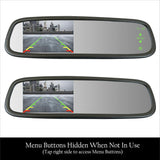Master Tailgaters 10.5" Rear View Mirror with 4.3" LCD Screen | Ultra High Brightness | Rearview Universal Fit | Auto Adjusting Brightness LCD | Anti Glare | Full Mirror Replacement