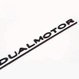 Performance Tail Dual Motor Badge for Tesla | ABS | 2 Colors | 3M Adhesive
