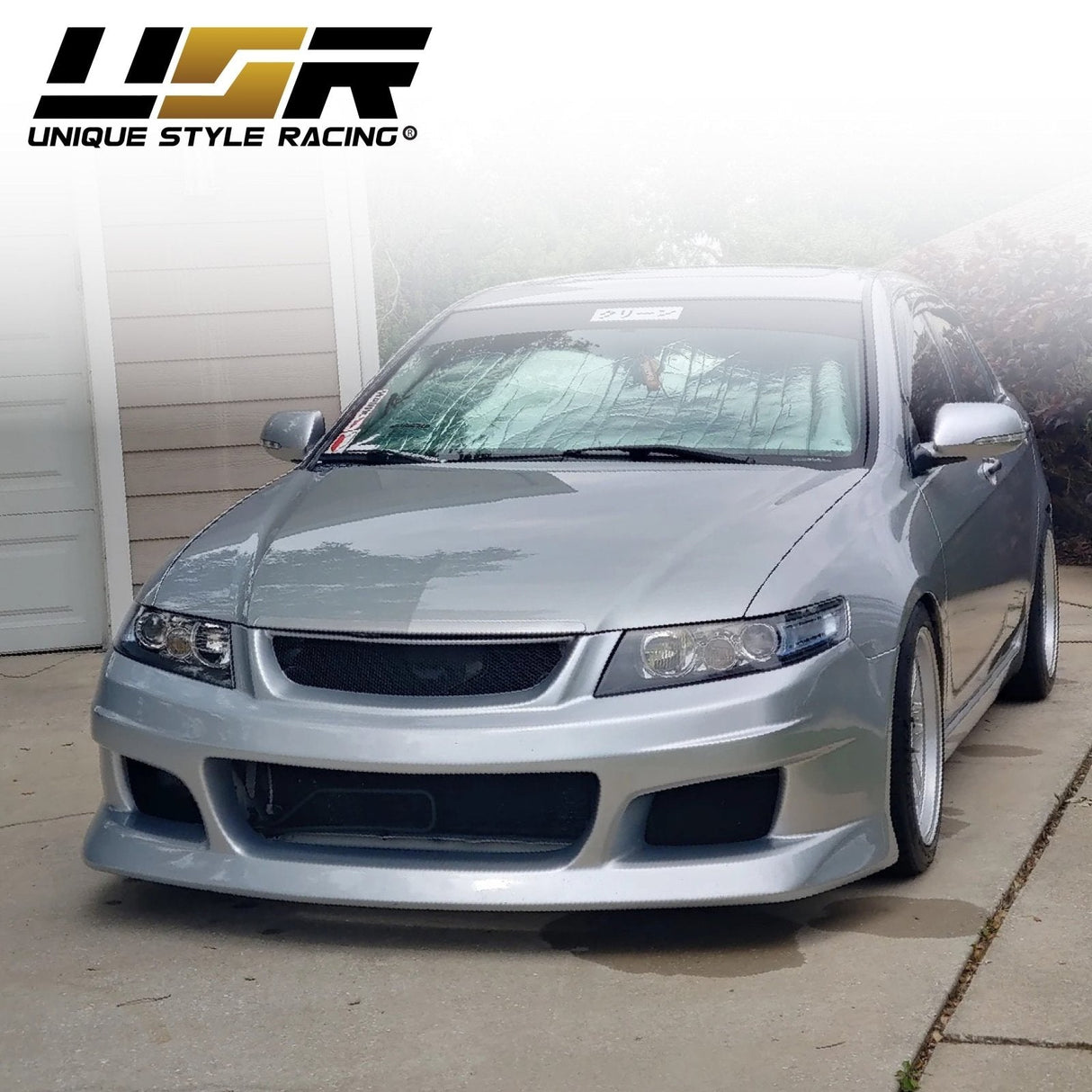 2004-2008 Acura TSX JDM Euro-R Style Clear D2S Headlights
