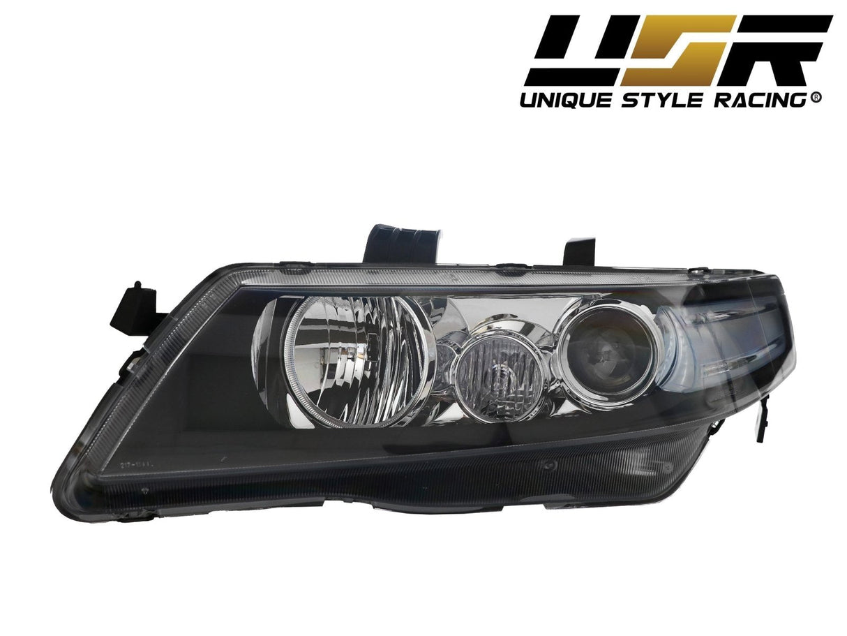 2004-2008 Acura TSX JDM Euro-R Style Clear D2S Headlights