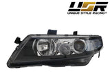 2004-2008 Acura TSX JDM Euro-R Style Clear D2S Headlights