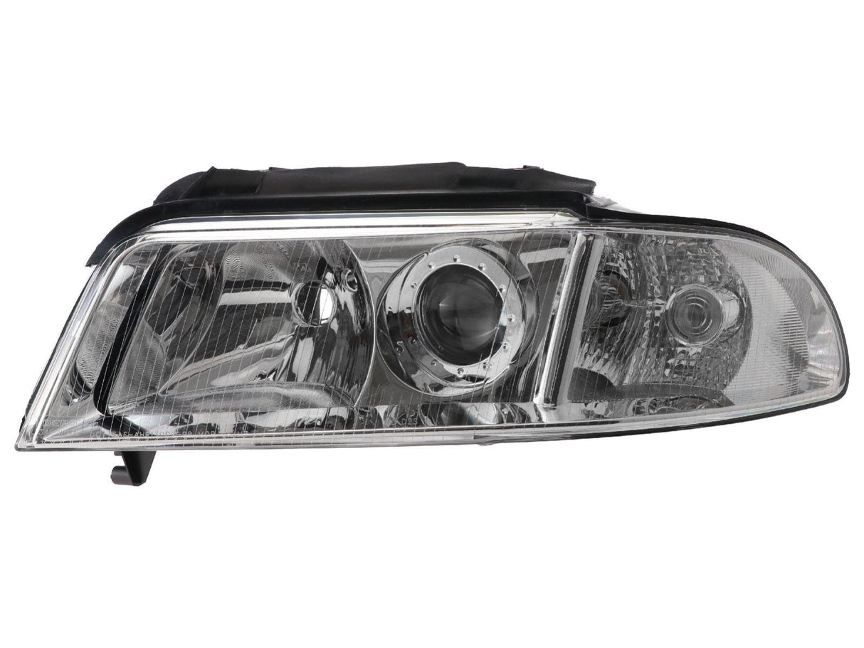 1999-2001 Audi B5 A4 & 00-02 S4 Chrome Projector Euro Am Headlights Set