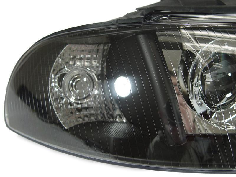 1999-2001 Audi B5 A4 & 00-02 S4 Chrome Projector Euro Am Headlights Set