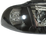1999-2001 Audi B5 A4 & 00-02 S4 Chrome Projector Euro Am Headlights Set