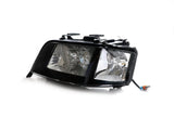 1998-2001 Audi A6 C5 D2S Black Angel Eye Projector Headlights