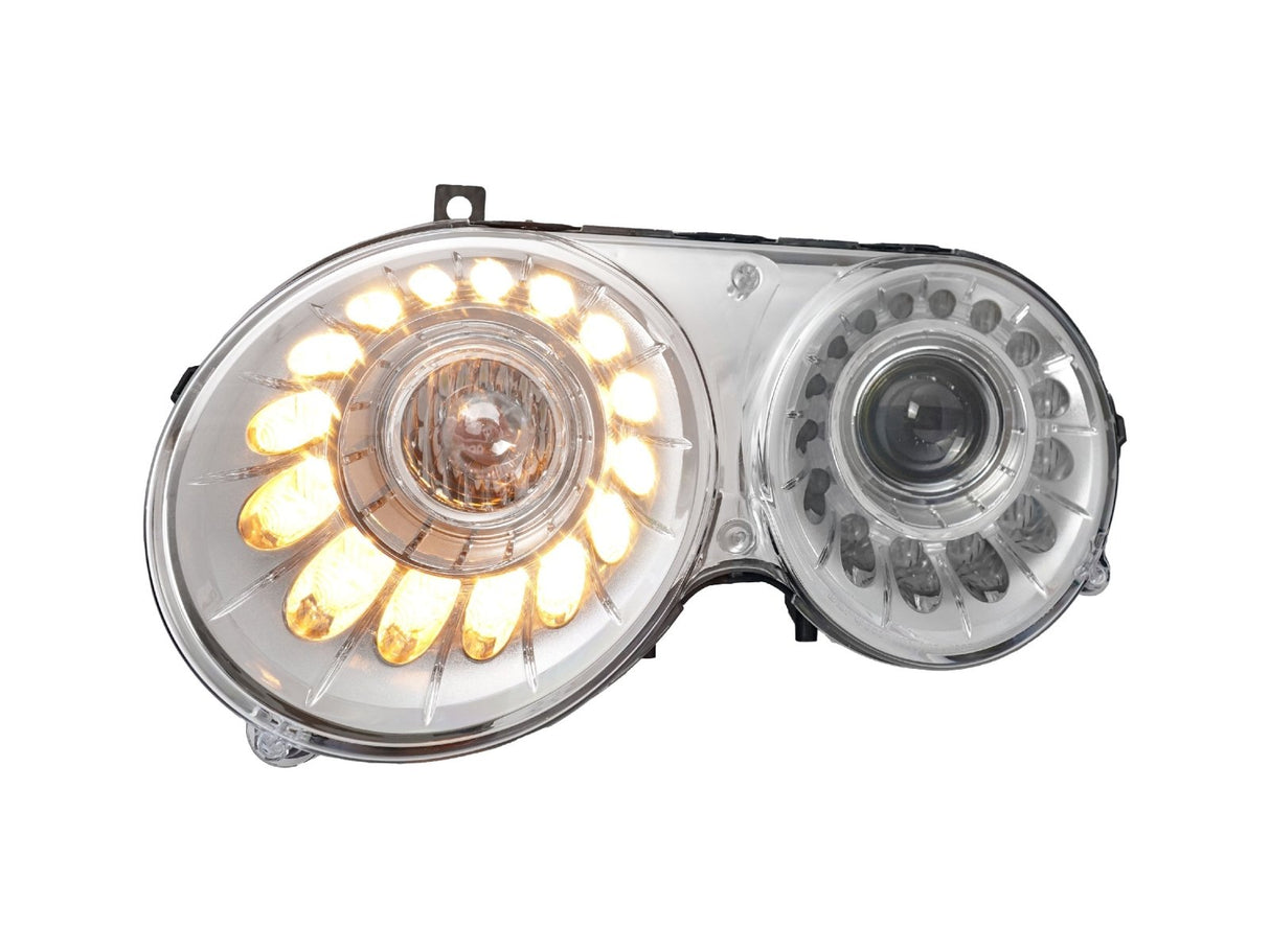 2004-2010 Bentley Continental GT Facelift Style Chrome LED Projector Headlights Polyurethane