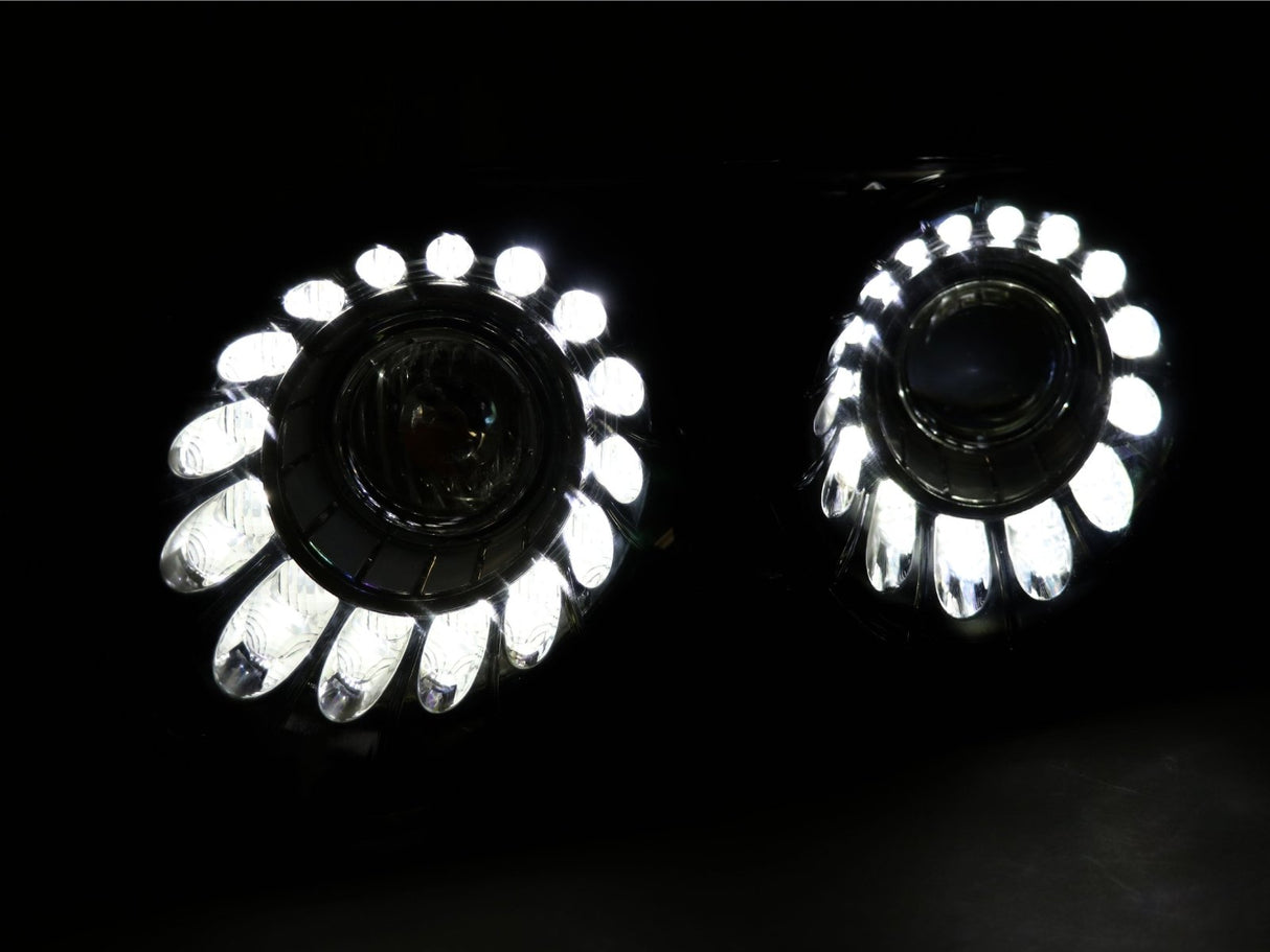 2004-2010 Bentley Continental GT Facelift Style Chrome LED Projector Headlights Polyurethane