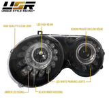 2004-2010 Bentley Continental GT Facelift Style Chrome LED Projector Headlights Polyurethane