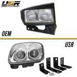 1997-2004 Chevrolet Corvette C5 Chrome Projector Headlights