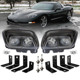 1997-2004 Chevrolet Corvette C5 Chrome Projector Headlights